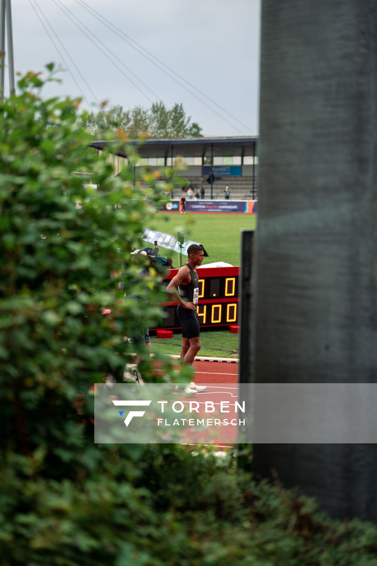 Malik Diakite (Hannover 96) beim 400m Start am 07.05.2022 beim Stadtwerke Ratingen Mehrkampf-Meeting 2022 in Ratingen